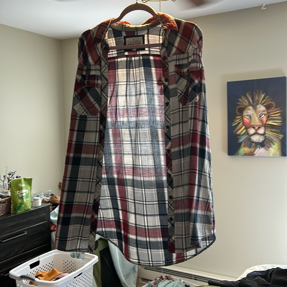 Comfy long flannel